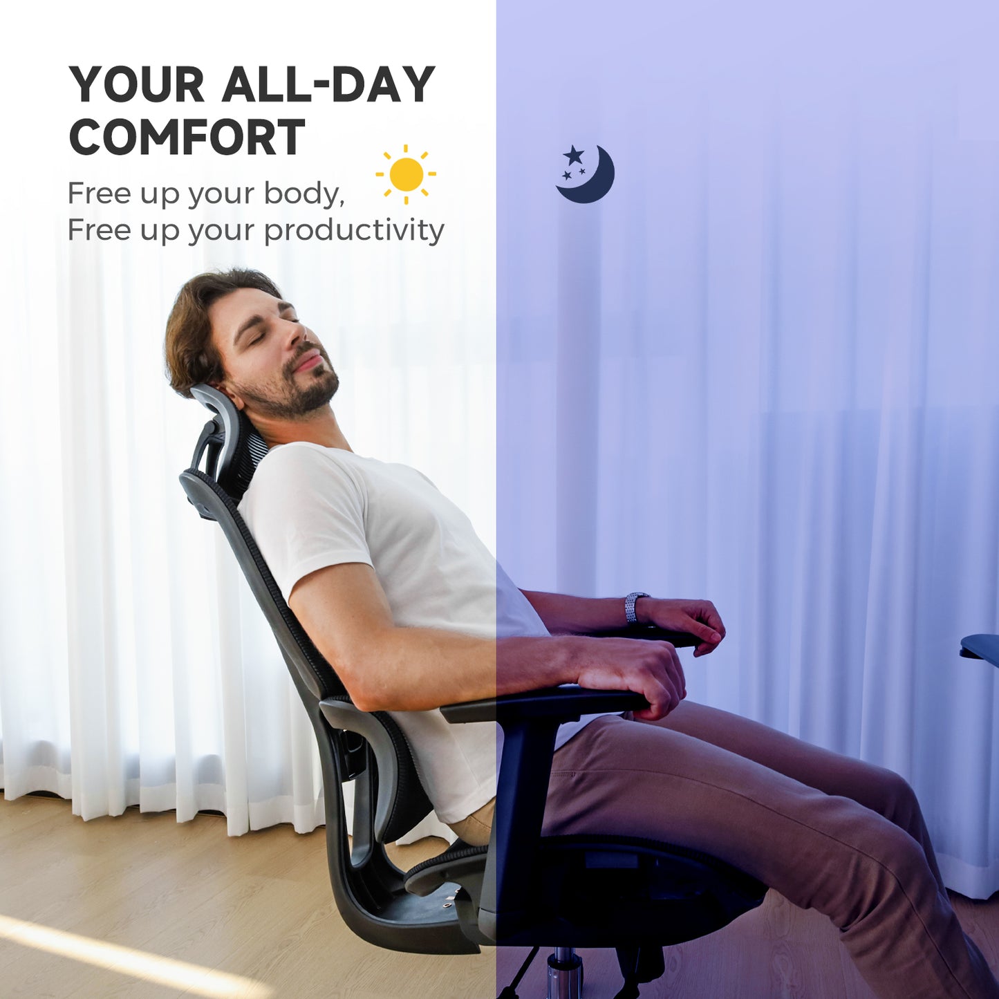 NearHub Ergonomischer Stuhl EC20