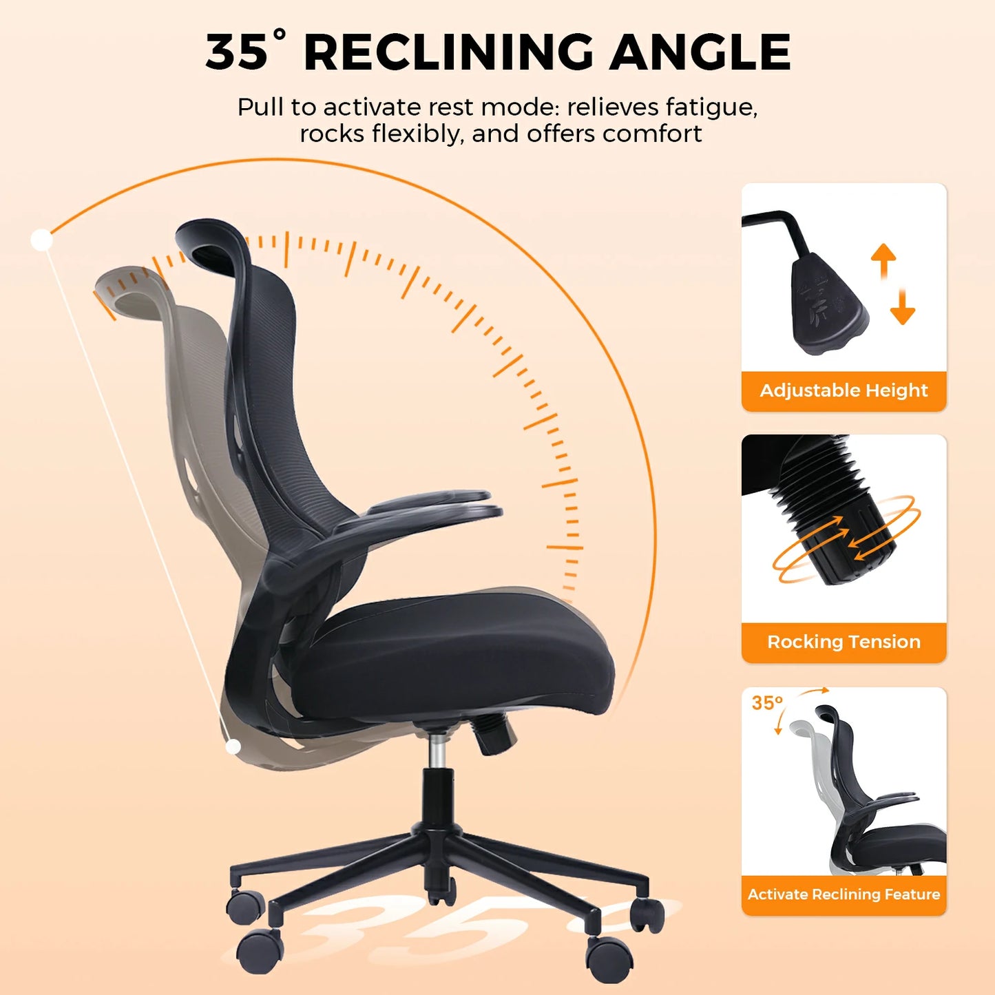 NearHub Ergonomischer Stuhl EC10